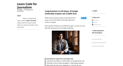 Desktop Screenshot of learncodefor.journalismwith.me