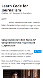 Mobile Screenshot of learncodefor.journalismwith.me